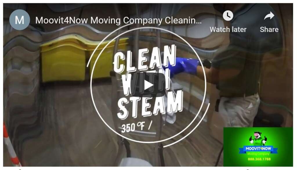 Moovit4now Moving Steam Cleans Equipment for Safety